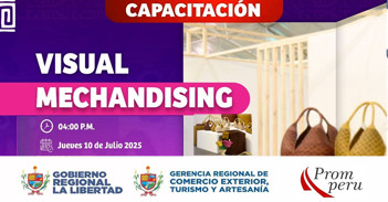   Capacitación online "Visual Merchandising" de la GERCETUR La Libertad