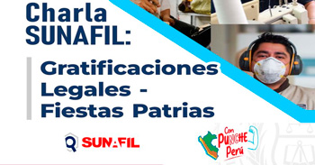 Charla online gratis "Gratificaciones Legales - Fiestas Patrias" 