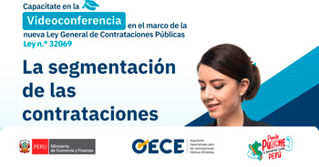  Conferencia online gratis "La segmentación de las contrataciones" del OECE