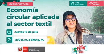  Curso online "Economia circular aplicada al sector textil" de PRODUCE