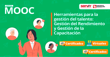 Curso online gratis con certificado "Herramientas para la gestión del talento: GDR y GDC" de SERVIR
