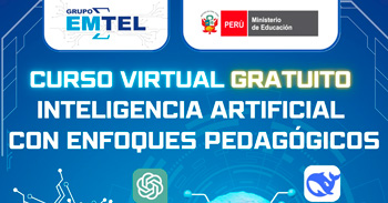  Curso online gratis "Inteligencia artificial con enfoques pedagógicos" De la UGEL Cangallo