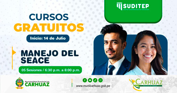  Curso online gratis "Manejo del SEACE" de la Municipalidad de Carhuaz
