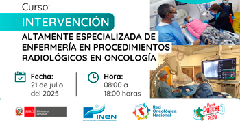  Curso online Intervención altamente especializada de enfermería en procedimientos radiológicos en oncología