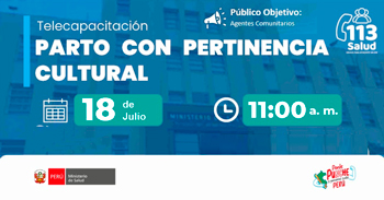  Curso online "Parto con pertinencia cultural" del MINSA