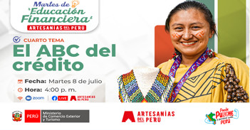  Evento online "El ABC del crédito" de Artesanías del Perú