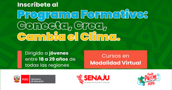 Programa Formativo Conecta, Crea, Cambia el Clima de la LCOY Perú