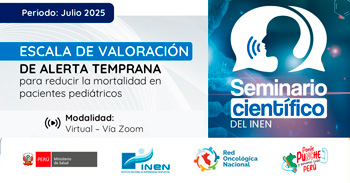  Seminario online Científico: Escala de Valoración de Alerta Temprana para reducir la mortalidad de pacientes pediátricos