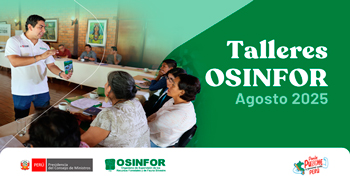  Talleres y cursos de capacitación presenciales del OSINFOR