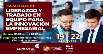  Capacitación presencial "Liderazgo y trabajo en equipo para la innovación empresarial"  