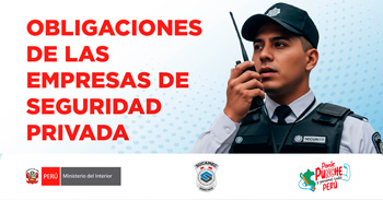  Capacitación online gratis "Obligaciones de las empresas de seguridad privada" del Sucamec Perú