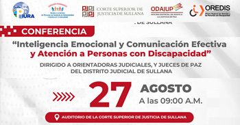  Conferencia presencial "Inteligencia Emocional, Comunicación Efectiva y Atención a Personas con Discapacidad"