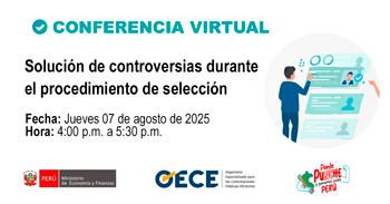  Conferencia online gratis "Solución de controversias durante el procedimiento de selección" OECE