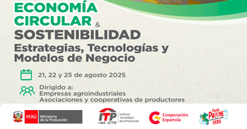  Curso online "Economía Circular en la Cadena Agroindustrial: Estrategias, Tecnologías y Modelos de Negocio" 