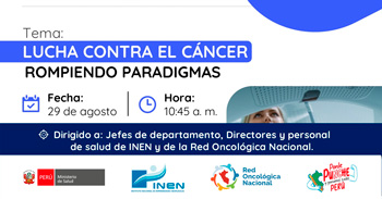 Curso online "Lucha contra el Cáncer: Rompiendo Paradigmas" del INEN