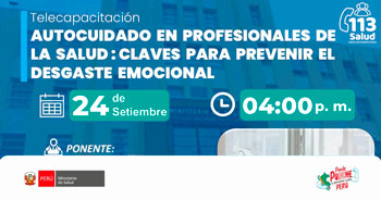  Capacitación online "Autocuidado en profesionales de la salud: Claves para prevenir el desgaste emocional" 