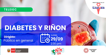  Capacitación online "Diabetes y riñon" del Hospital Nacional Arzobispo Loayza