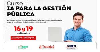  Curso presencial "IA para la gestión pública" de la DRTPE de Ica