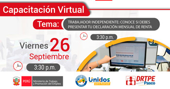  Capacitación online gratis Trabajador independiente: Conoce si debes presentar tu declaración mensual de renta