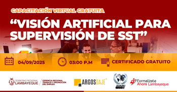  Capacitación online gratis "Visión Artificial para Supervisión de SST" 