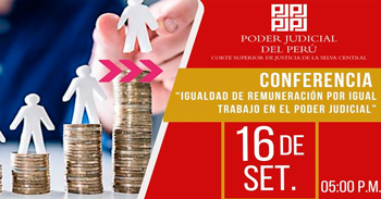  Capacitación online "Igualdad de remuneración por igual trabajo en el poder judicial" 