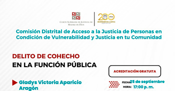  Capacitación online sobre "Delitos de Cohecho en la Función Pública"