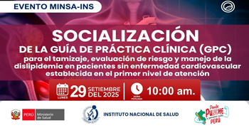 Capacitación online "Socialización de la Guía de Práctica Clínica (GPC)" del Instituto Nacional de Salud