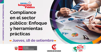  Conferencia online "Compliance en el sector público: Enfoque y herramientas prácticas" del MINJUSDH