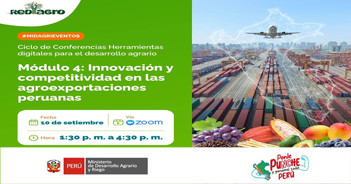 Conferencia "Innovación y competitividad en las agroexportaciones peruanas. Curso Herramientas digitales"
