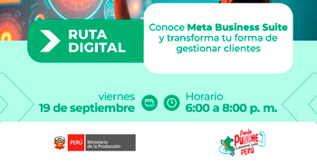  Curso online "Conoce Meta Business Suite y transforma tu forma de gestionar clientes" de PRODUCE