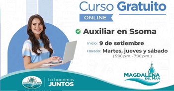  Curso online gratis "Auxiliar en SSOMA" de la Municipalidad de Magdalena del Mar