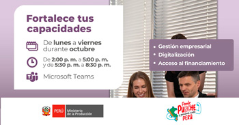  Cursos online gratis para MYPES del Ministerio de Producción