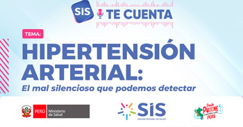  Evento virtual: "Hipertensión arterial: el mal silencioso que podemos detectar" del SIS
