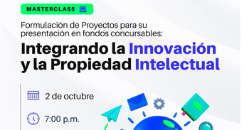 Masterclass online gratis: "Claves para postular con éxito a fondos concursables de innovación en Perú"