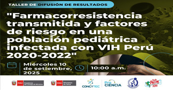  Taller "Farmacorresistencia transmitida y factores de riesgo en población pediátrica infectada con VIH..."