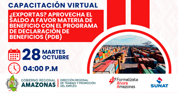 Capacitación ¿Exportas? Aprovecha el saldo a favor materia de beneficio con el programa de declaración de beneficios