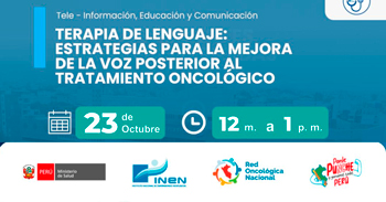  Capacitación online Terapia de Lenguaje: Estrategia para la mejora de la voz posterior al tratamiento oncológico