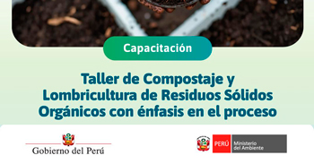  Capacitación online "Compostaje y lombricultura de residuos sólidos orgánicos con énfasis en el proceso"