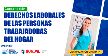  Capacitación online "Derechos laborales de las personas trabajadoras del hogar" de la DRTPE Apurímac