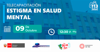 Capacitación online "Estigma en salud mental" del Hospital Belén de Trujillo