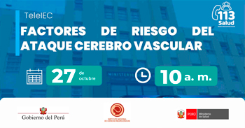  Capacitación online  "Factores de riesgo del ataque cerebrovascular" del  MINSA