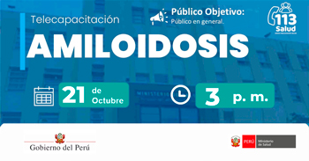  Capacitación online gratis "Amiloidosis"  del MINSA