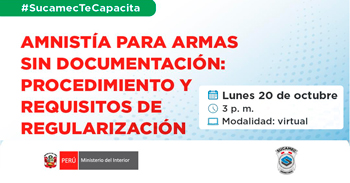  Capacitación online gratis Amnistía para armas sin documentación: procedimiento y requisitos de regularización