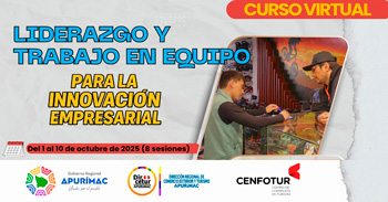  Capacitación virtual "Liderazgo y trabajo en equipo para la innovación empresarial" de la DIRCETUR Apurímac