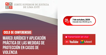 Capacitación online "Marco jurídico y aplicación práctica de las medidas de protección en casos de violencia"