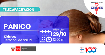  Capacitación online "Pánico" del Hospital Nacional Arzobispo Loayza
