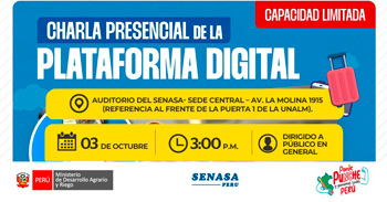  Charla presencial sobre la Plataforma Digital “Viaja con tu mascota” de SENASA