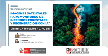 Charla online gratis "Imagenes satelitales para monitoreo de incendios forestales y regeneración con IA" 