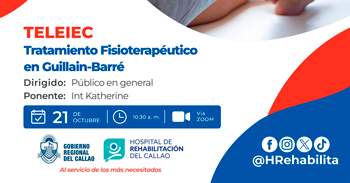  Charla virtual  "Tratamiento fisioterapéutico en el síndrome de Guillain-Barré" de Hospital de Rehabilitación