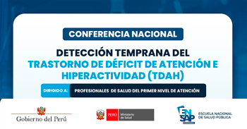  Conferencia online "Detección temprana del Trastorno de Déficit de Atención e Hiperactividad (TDAH)" ENSAP